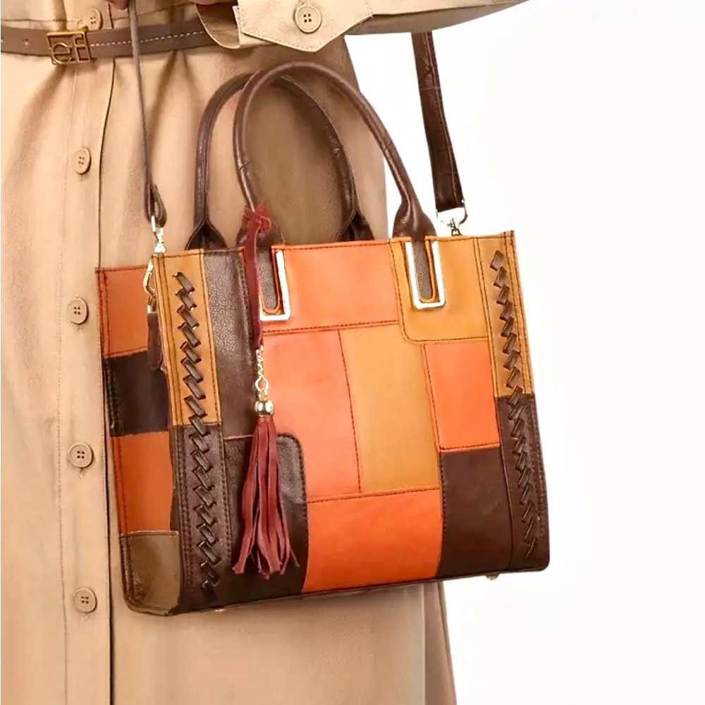 Genuine Leather~NWOT~Cobbler Legend Vintage Handmade Satchel/Shoulderbag/Tote